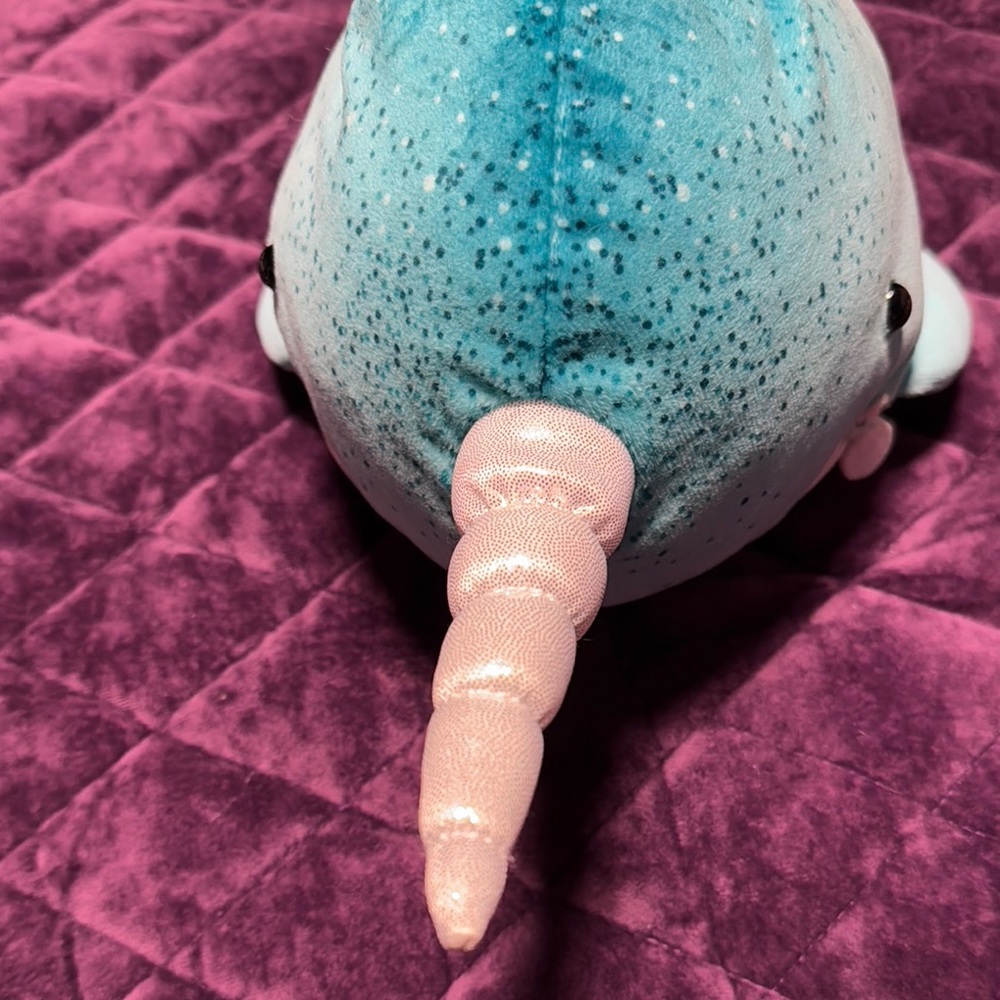 Blue Narwhal Plush Scentsy Buddy - Picture 2 of 6
